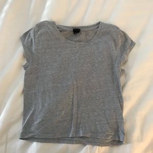 Grey crop top